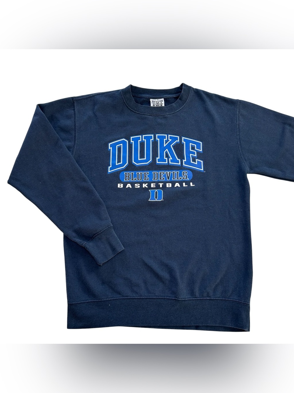 VTG Duke Blue Devils Basketball TRT Classics Crewneck Sweatshirt Pullover size S